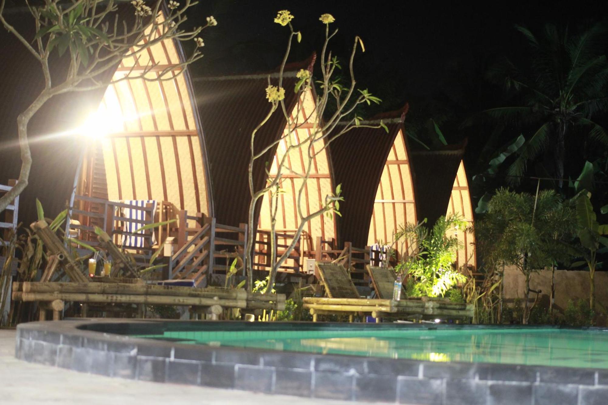 Island Beach Bungalow Gili Trawangan Ruang foto