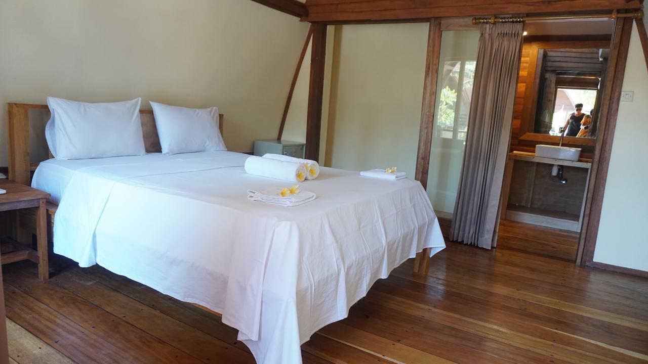Island Beach Bungalow Gili Trawangan Bagian luar foto