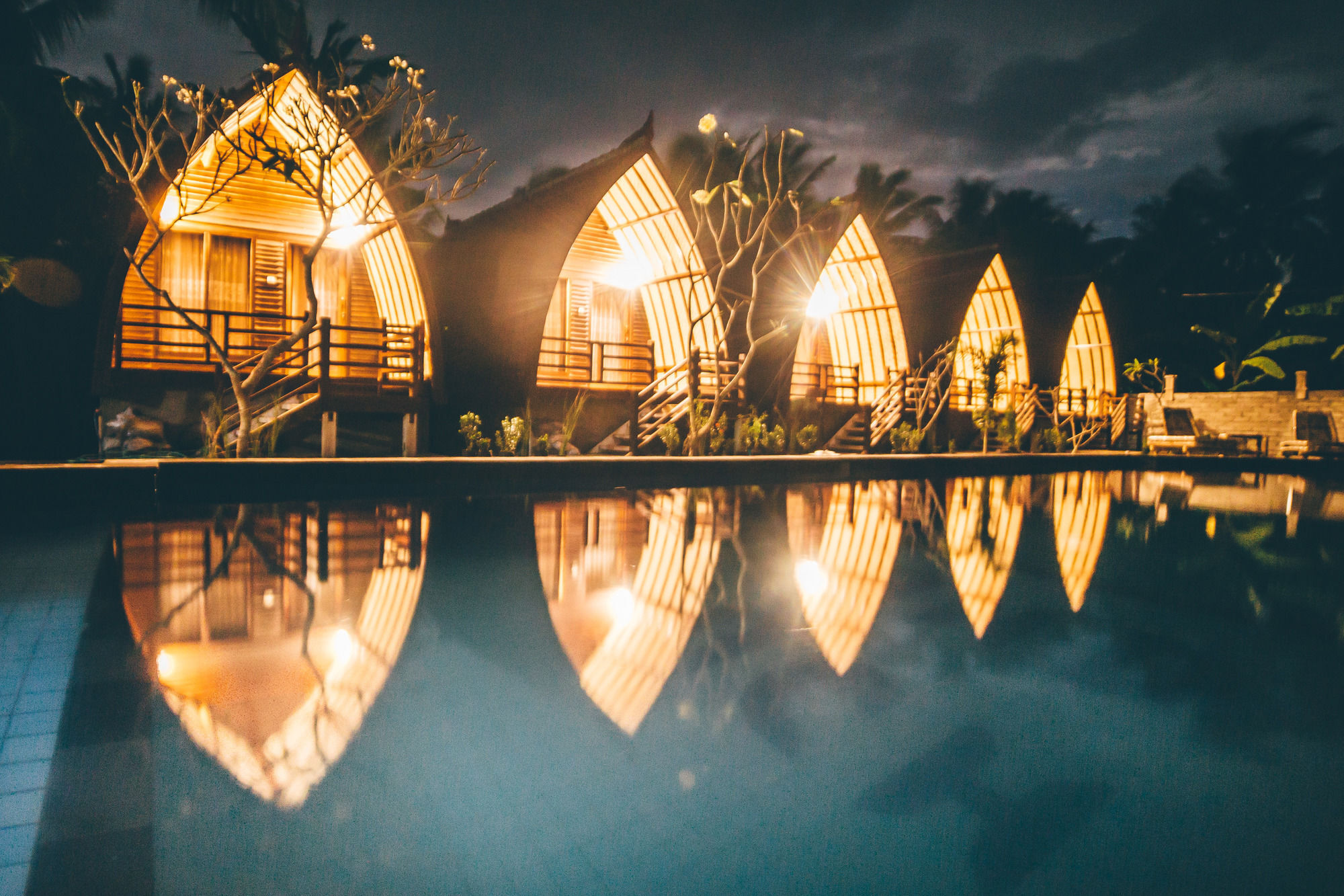 Island Beach Bungalow Gili Trawangan Bagian luar foto