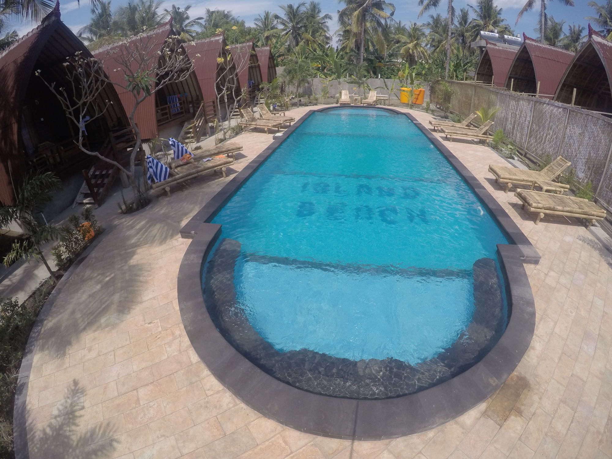Island Beach Bungalow Gili Trawangan Bagian luar foto