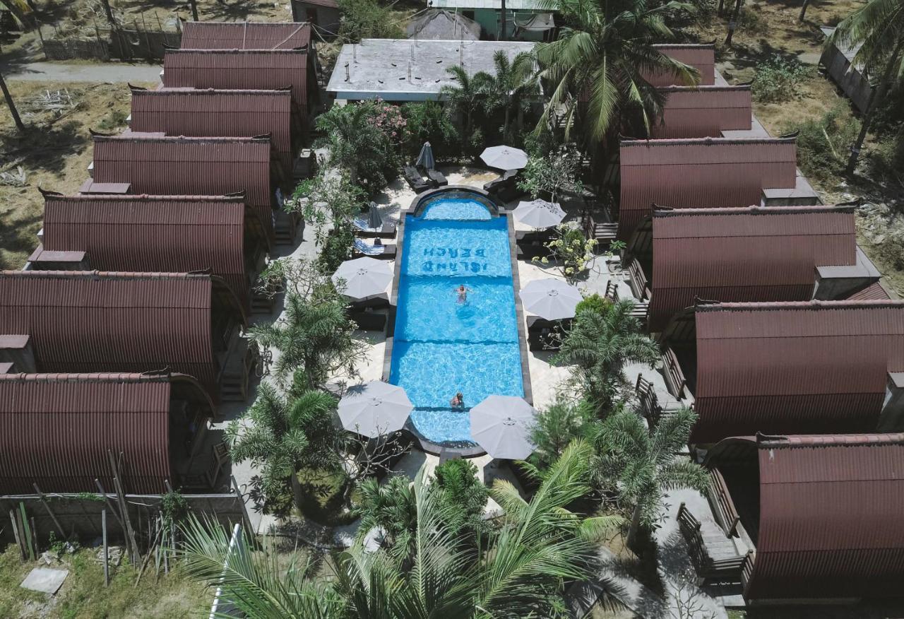 Island Beach Bungalow Gili Trawangan Bagian luar foto